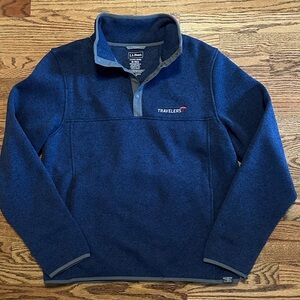 L.L. Bean Blue Pullover Jacket